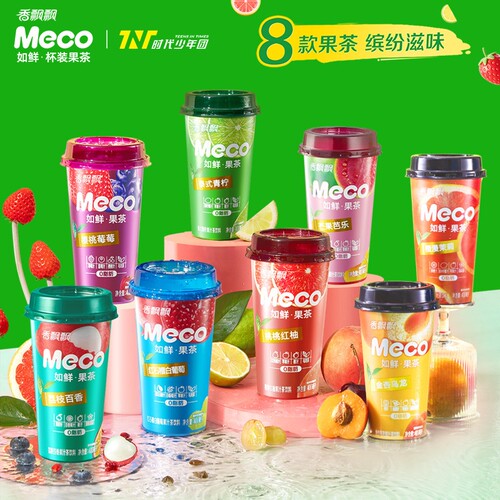香飘飘Meco蜜谷果汁茶饮料400ml