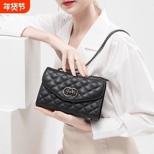 店酷奇时尚包包新款小众菱格链条包高级感单肩斜挎小方包时尚百搭