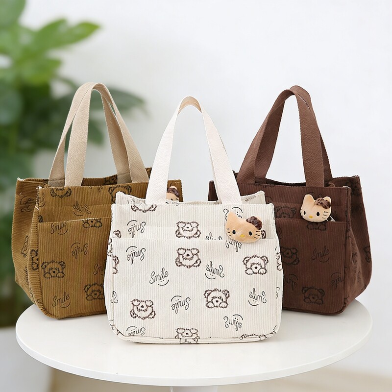 2026新款时尚妈咪包四季通用手提包外出学生上班便当包轻便手拎