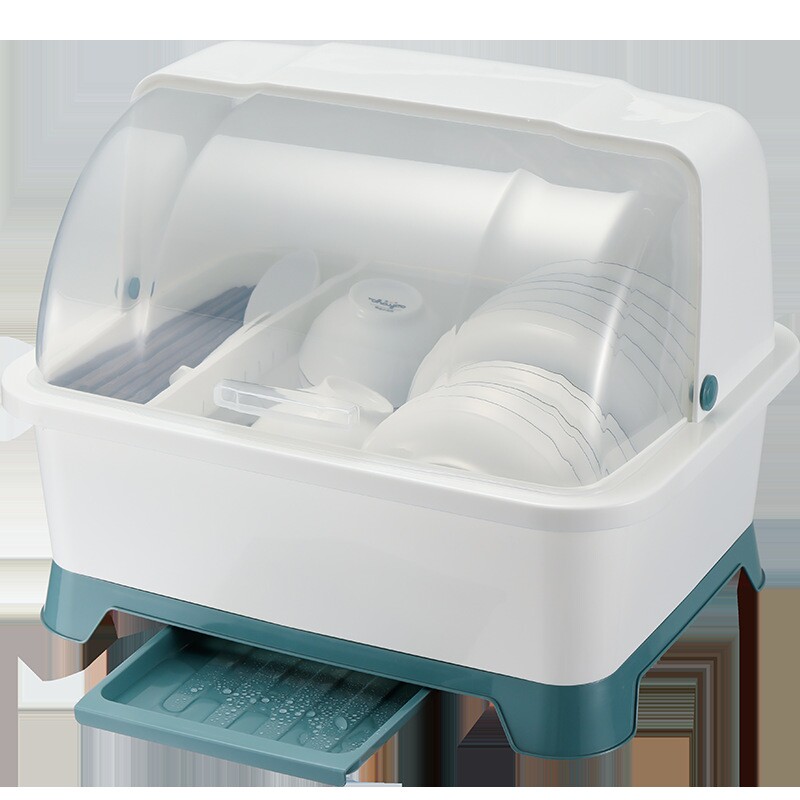 装碗碟碗筷沥水收纳盒厨房用品家用大全带盖放碗箱餐具碗柜置物架