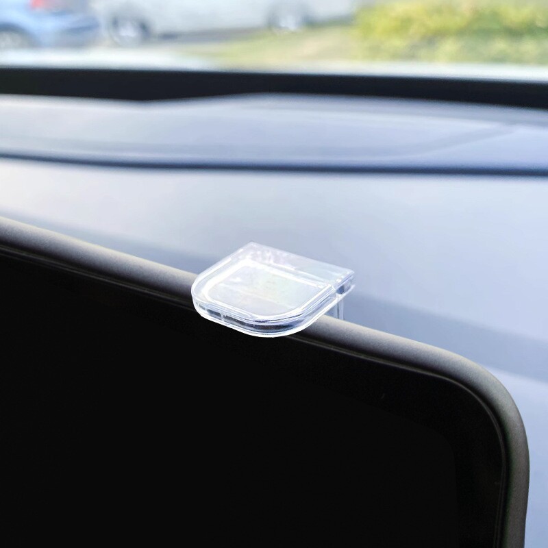 可拆卸替换透明装饰品摆件底座L型支架车载萌粒diy新款车载