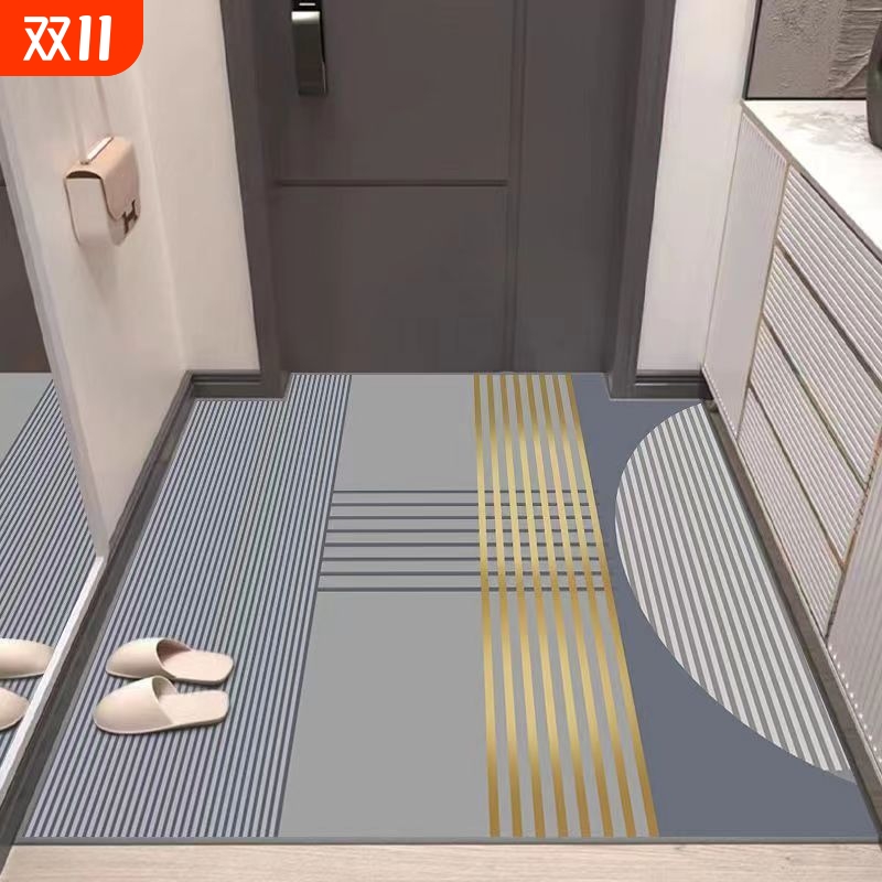 硅藻泥地垫玄关入户门口垫子