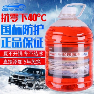 飞程大容量防冻液汽车冷却液发动机红色绿色货车小车专用四季通用