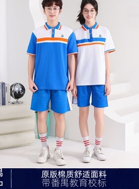 广州番禺区初中生校服夏装短袖