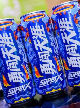 雪花勇闯天涯superX500ml*2罐聚会爬山拍照王代言泡沫箱啤酒罐装