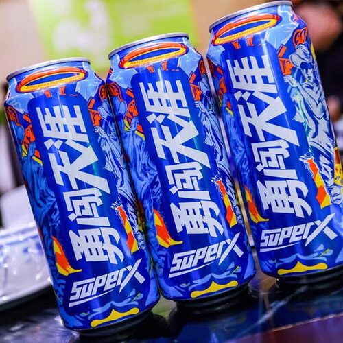雪花勇闯天涯superX500ml*2罐聚会爬山拍照王代言泡沫箱啤酒罐装