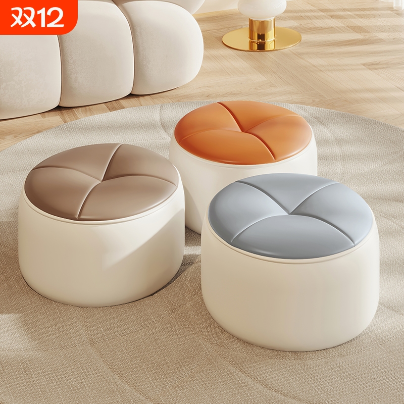 实木矮凳家用换鞋凳皮凳