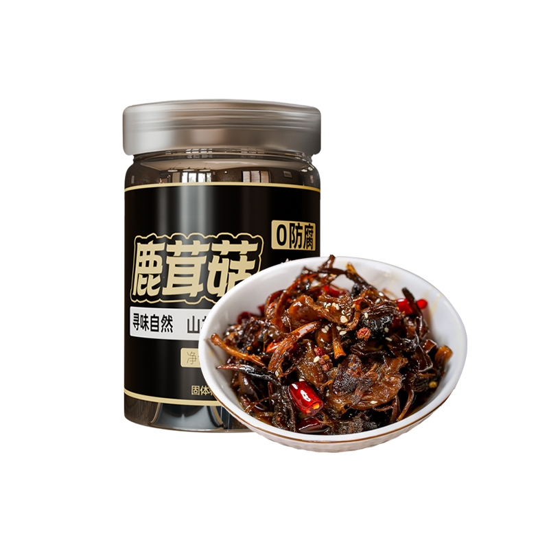 麻辣鹿茸菇200g*1瓶多规格起
