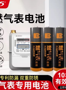555碱性5号燃气表电池煤气表天然气表水表通用五号AA干电池1.5VLR6