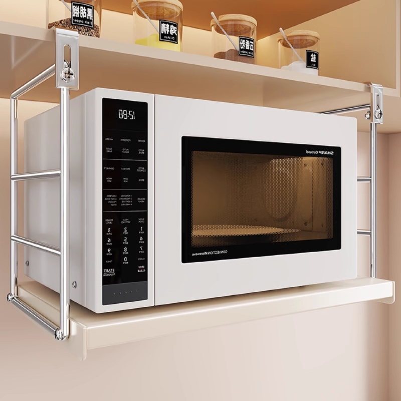 微波炉置物架厨房橱柜悬挂收纳架
