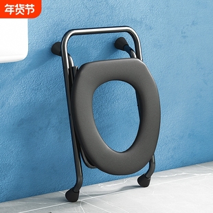 折叠蹲坑坐便器坐便椅老人蹲便支撑架便携式临时马桶凳家用结实
