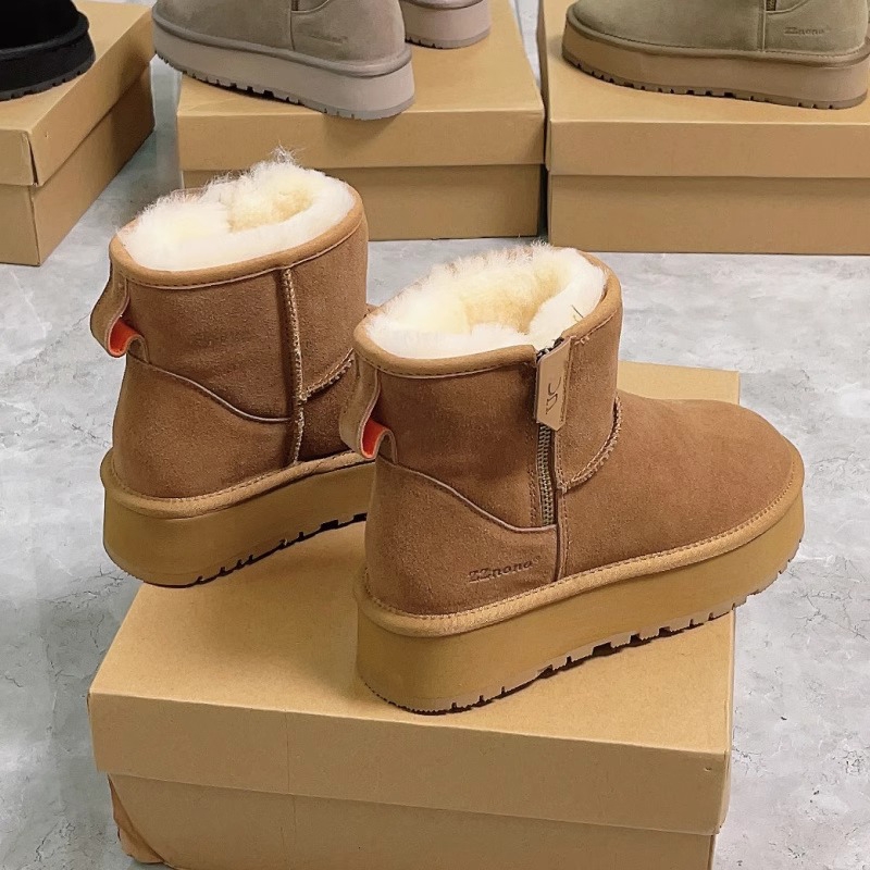 厚底雪地靴女款短筒|千人加购