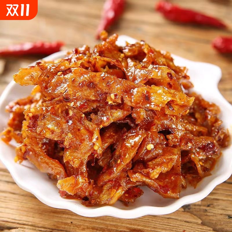 素口水鸡辣条素肉北京烤鸭麻辣小零食童年怀旧儿时豆制品