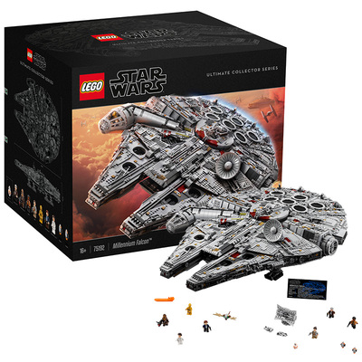 LEGO乐高积木星球大战75192千年隼男孩收藏拼装积木玩具礼物