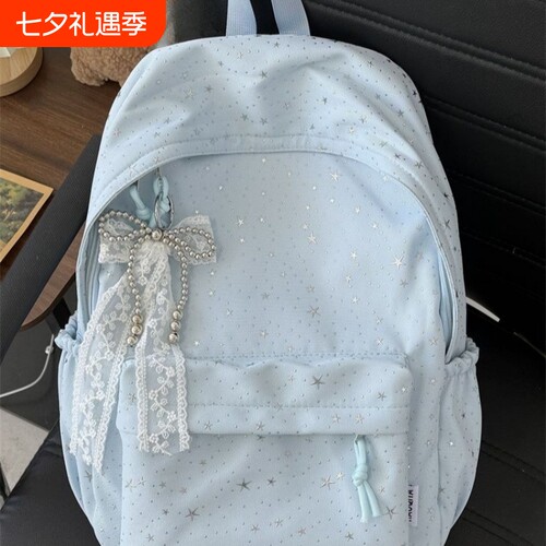 小学生五六年级书包女2025设计双肩包大学生百搭轻便背包初中可放