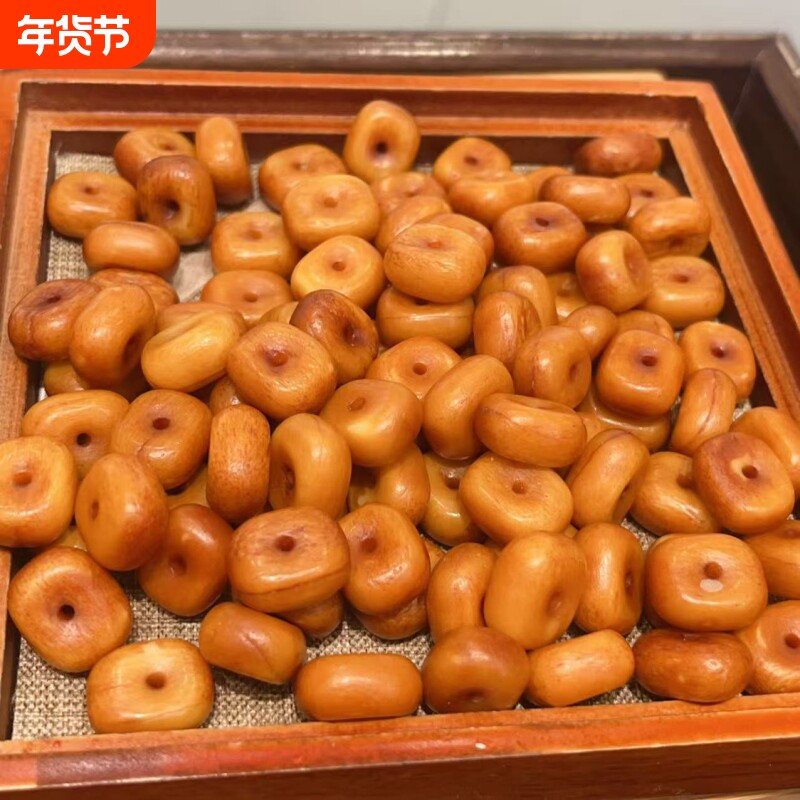 工厂一代老蜜蜡饼子直径17到21mm带风化纹回流橘皮老蜜蜡