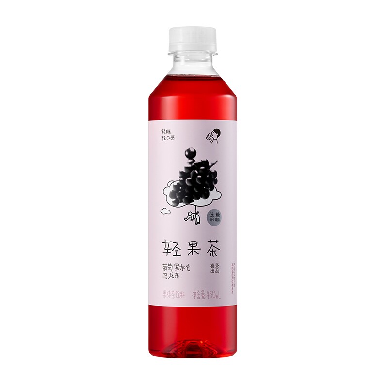 喜茶轻果茶450ML低糖0脂果味茶饮料四种口味任意选择图片