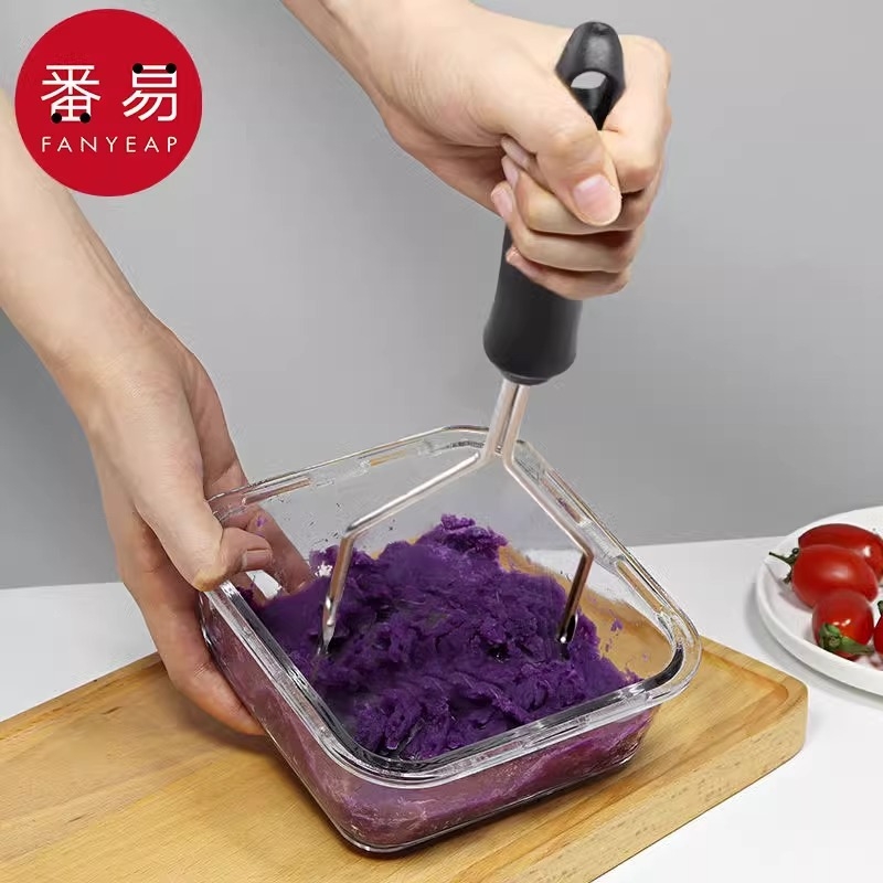 压泥器A1pn0-土豆紫薯番薯水果捣碎不锈钢家用厨房辅食创意小工