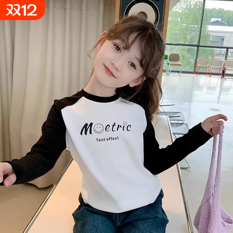 女童卫衣2025秋装儿童时髦上衣宝宝春秋打底衫纯棉潮德绒半高领