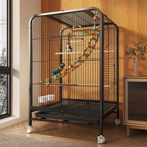 爱咪宠鸟笼子家用大号玄凤虎皮鹦鹉专用繁殖笼珍珠鸟豪华室内别墅