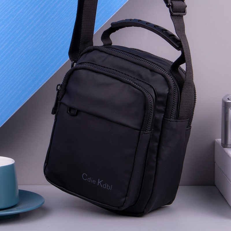 斜挎包男士手提包迷你单肩包男小背包牛津布包男款大容量男包