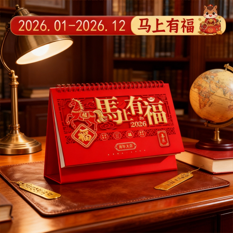 台历日历2026年新款中国风
