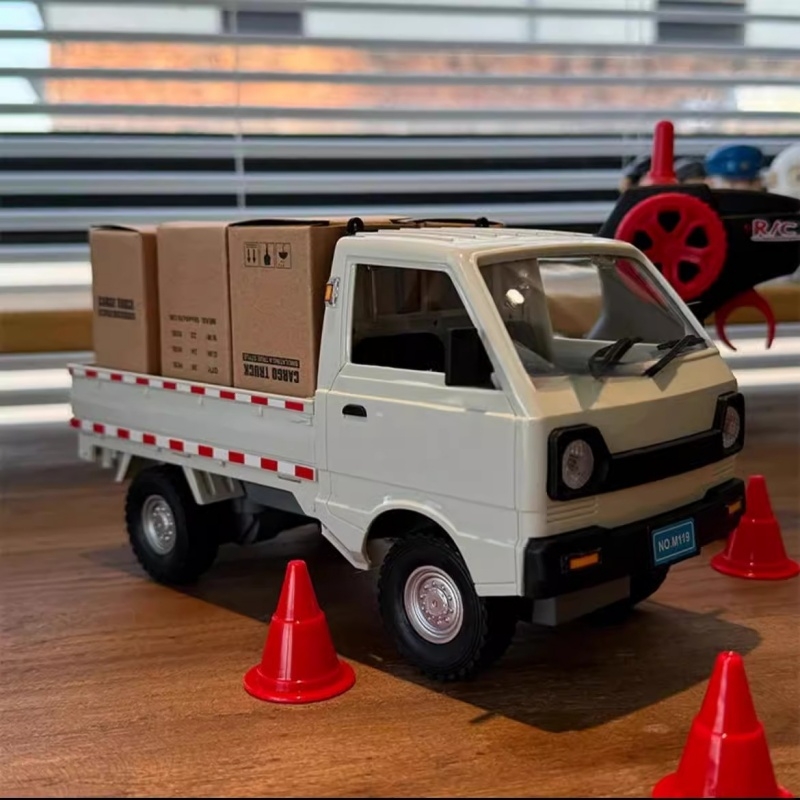 遥控车五菱宏光小货车工程车儿童男孩玩具皮卡车充电厢式漂移汽车