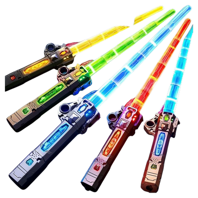 炫酷24色光剑可伸缩宝剑儿童玩具