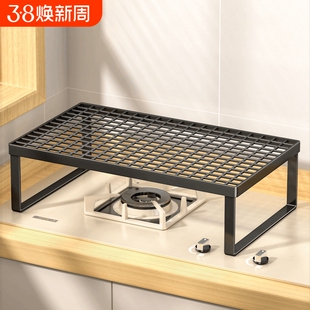 厨房煤气灶盖板电磁炉支架锅架子底座置物架燃气灶托架加高免安装