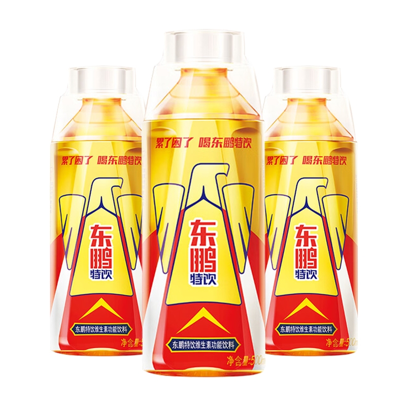 东鹏特饮维生素功能饮料500ml*12瓶 提神能量饮品抗疲劳夏季