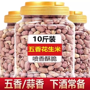 正宗山东2024年新花生米五香蒜香下酒菜官方旗舰店零食商用价KF