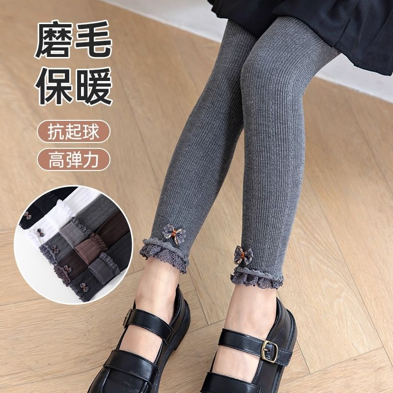 儿童打底裤春秋冬季薄绒中厚款白色宝宝不连脚外穿加绒女童连裤袜,童装/婴儿装/亲子装,裤子,淘宝优惠券,粉丝福利购,淘宝优惠卷