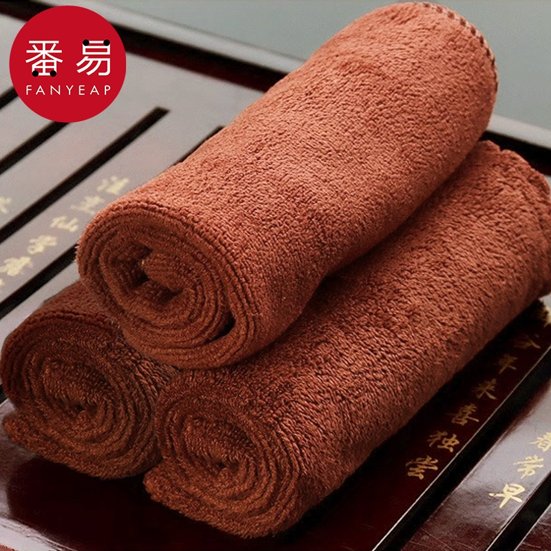 茶巾AC1sl001-茶具配件功夫茶布吸水毛巾茶台垫方形茶几桌布抹布