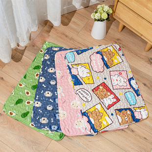 宠物睡垫狗狗睡觉用地垫用狗笼垫板狗窝四季通用防潮垫纯棉防滑