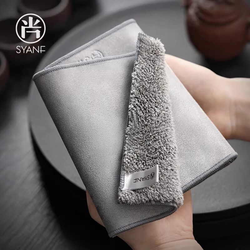 加厚茶巾布吸水高档茶布茶桌抹布功夫茶具配件茶水巾茶道配件桌面