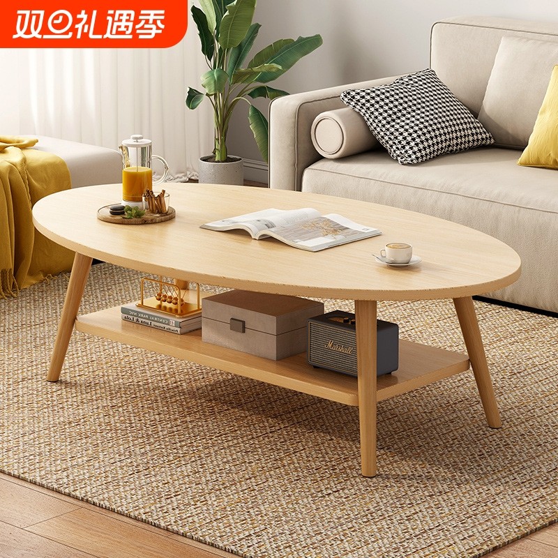 茶几客厅家用小户型沙发茶桌简约出租屋用新款简易卧室小桌子奶油