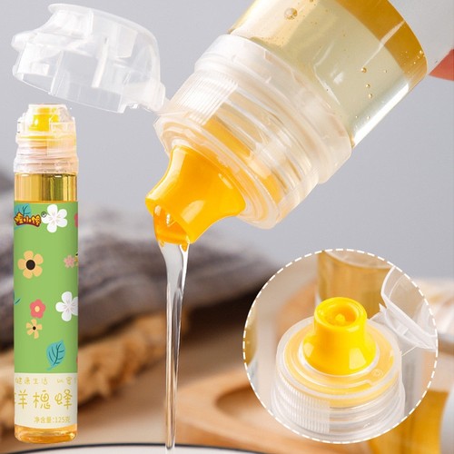 1瓶洋槐花蜂蜜挤压瓶纯正品百花蜜便携小包装网红款天然蜜源