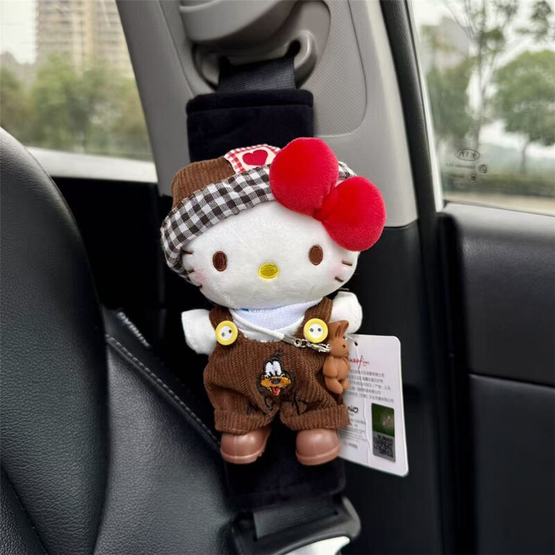Hello Kitty凯蒂猫正版汽车安全带装饰护肩保护套防磨衣防勒脖图片