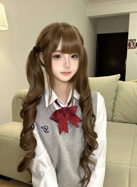 【可扎好双马尾发货】纤