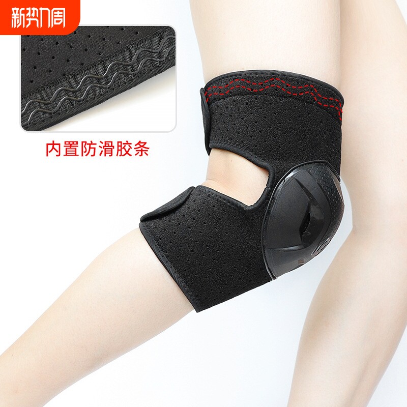 跨境新款运动防滑护膝电动车护具防摔防风女护腿骑行装备组合