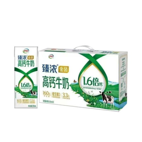 伊利臻浓金装高钙牛奶250ml