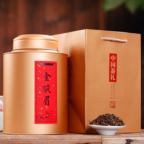 送礼红茶茶叶特级正宗浓香型武夷500g散装罐装礼盒蜜香黄芽