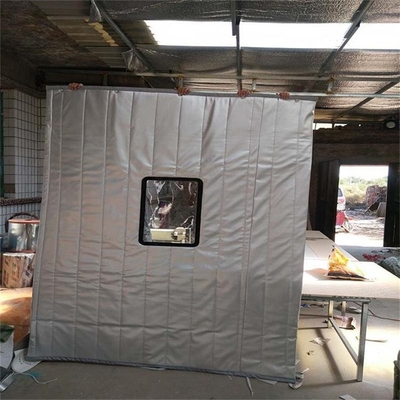 棉门帘厂家车间帆布加厚挡风加窗门帘冬季防寒隔断冷库保温棉门帘