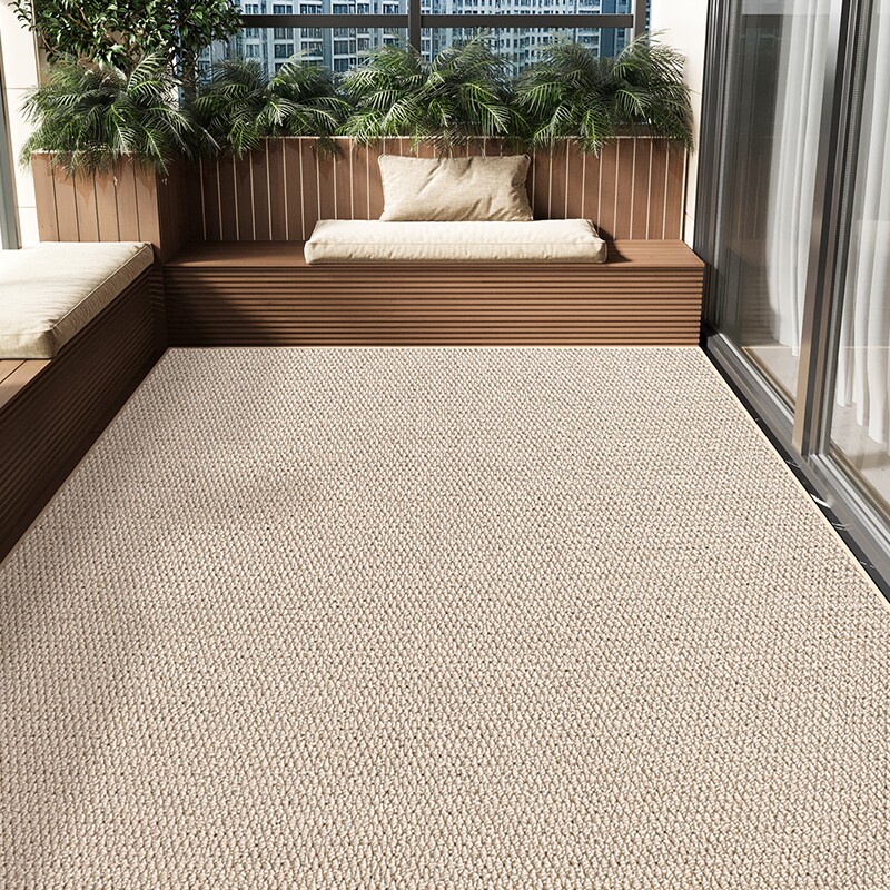 阳台地垫2026新款露天喝茶防晒防潮地毯大面积专用全铺防水飘窗垫