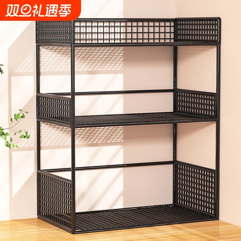 书架书桌收纳置物架大容量多层小书柜学习桌上分层多功能整理神器