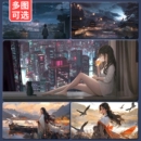 【环保橡胶】鼠标垫超大号二次元锁边加厚办公快捷键电脑键盘垫