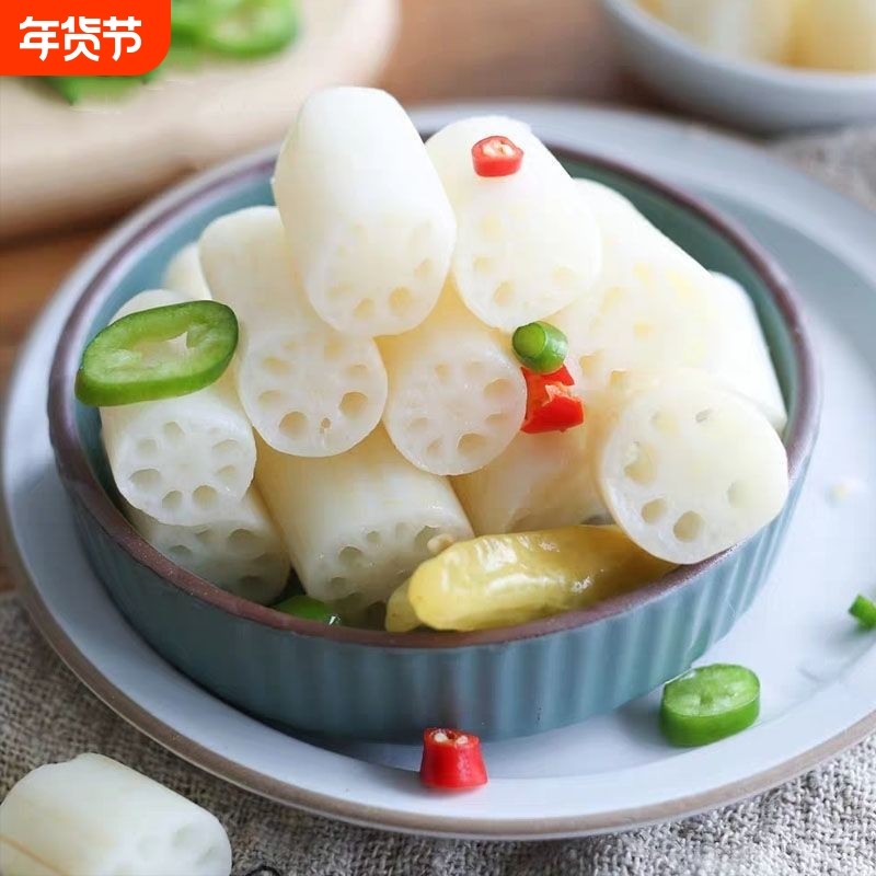 湖北特产泡藕带酸辣下饭菜泡菜400g*袋开袋神器爽口凉拌特色即食