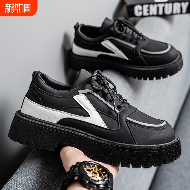 2026夏季新款厚底增高休闲男鞋日常百搭大头鞋男士潮流百搭日常款