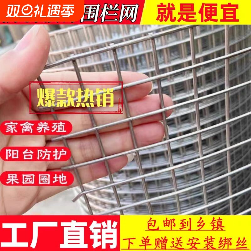 电焊网铁丝网网眼养殖网钢丝网