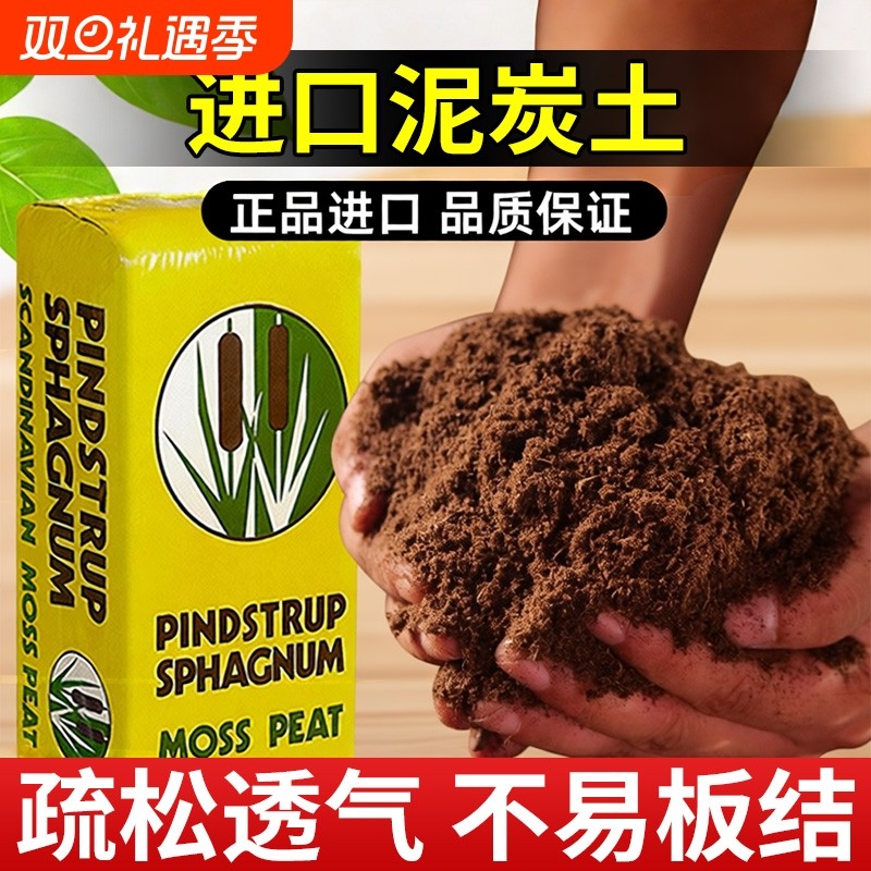 纯泥炭土进口多肉植物营养土育苗种花卉土肥料颗粒土通用型土壤